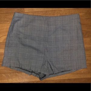 Size large plaid shorts from Forever21